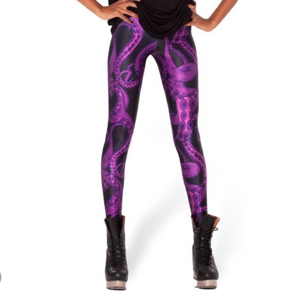 Blackmilk purple tentacular leggings